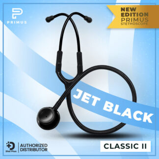 Primus Jet Black Classic II Stethoscope